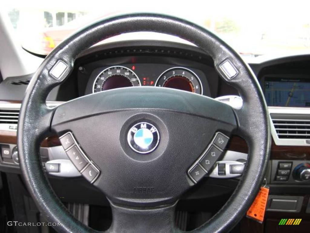 2006 7 Series 750Li Sedan - Jet Black / Black Nasca Leather photo #22