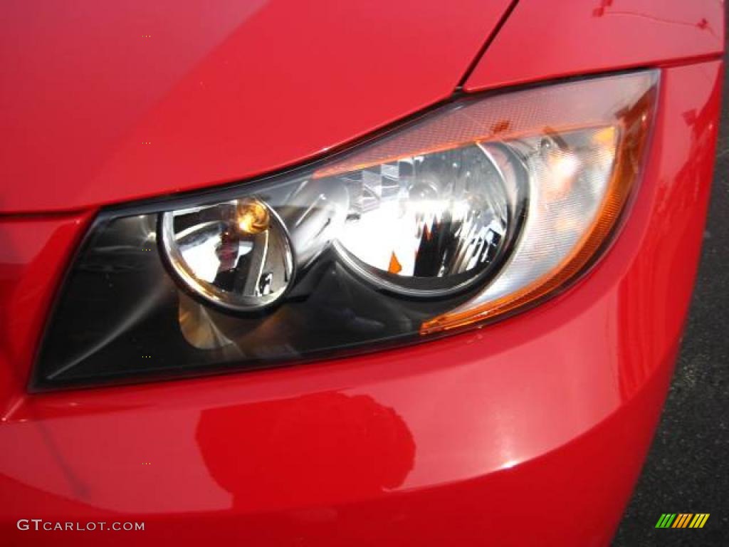 2007 3 Series 328i Sedan - Crimson Red / Black photo #9