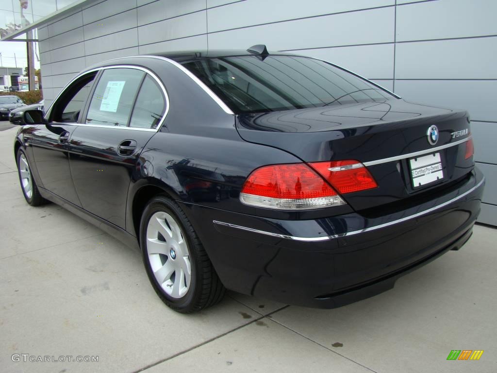 2007 7 Series 750Li Sedan - Monaco Blue Metallic / Cream Beige photo #3