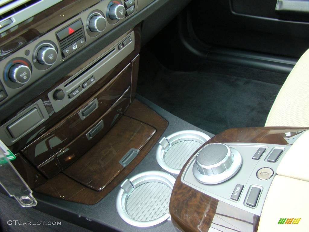 2007 7 Series 750Li Sedan - Monaco Blue Metallic / Cream Beige photo #13