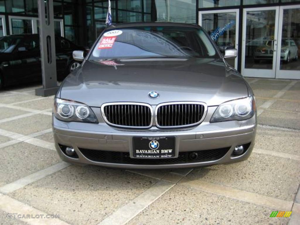 2007 7 Series 750Li Sedan - Sterling Grey Metallic / Black photo #3