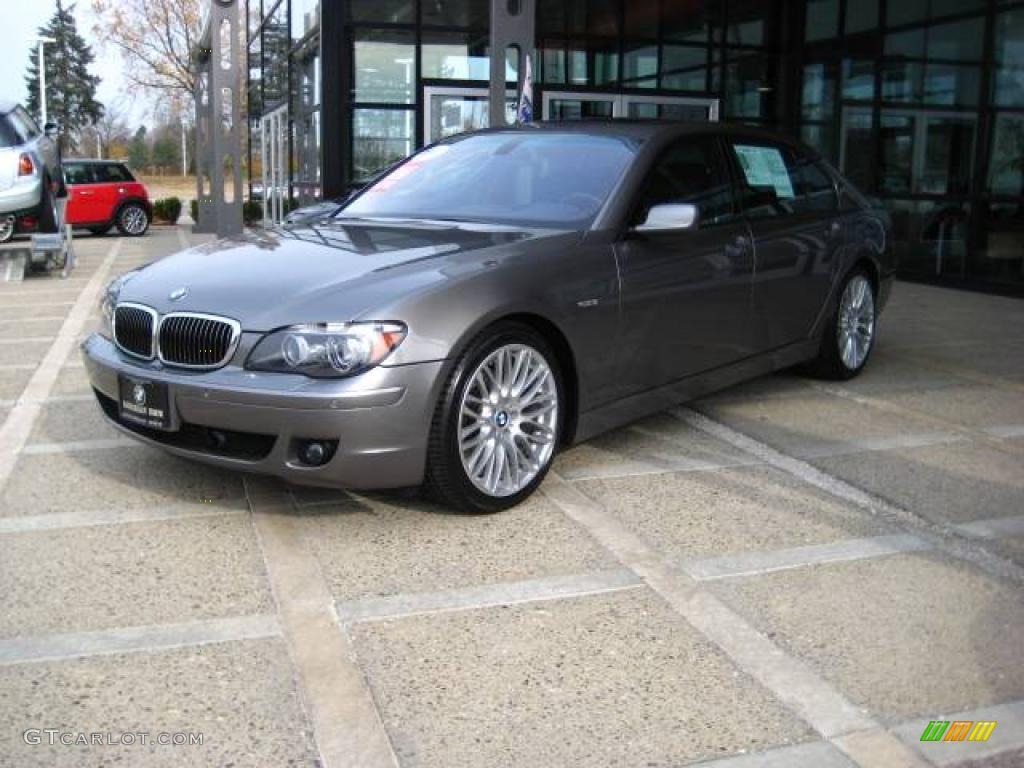 2007 7 Series 750Li Sedan - Sterling Grey Metallic / Black photo #4