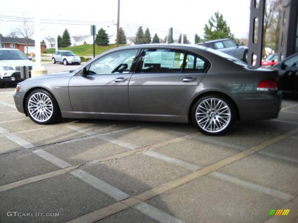 2007 7 Series 750Li Sedan - Sterling Grey Metallic / Black photo #5