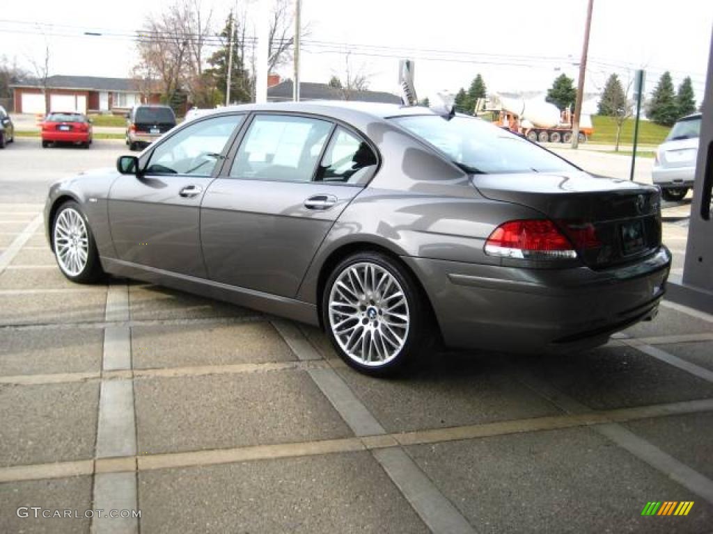 2007 7 Series 750Li Sedan - Sterling Grey Metallic / Black photo #6