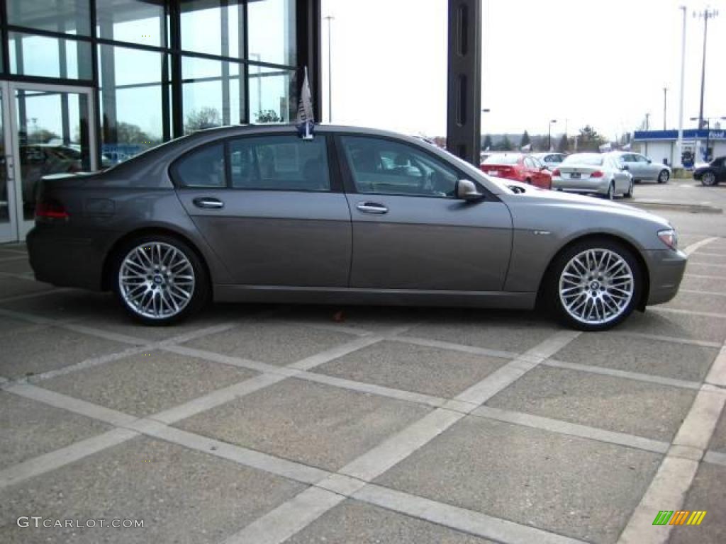 2007 7 Series 750Li Sedan - Sterling Grey Metallic / Black photo #9