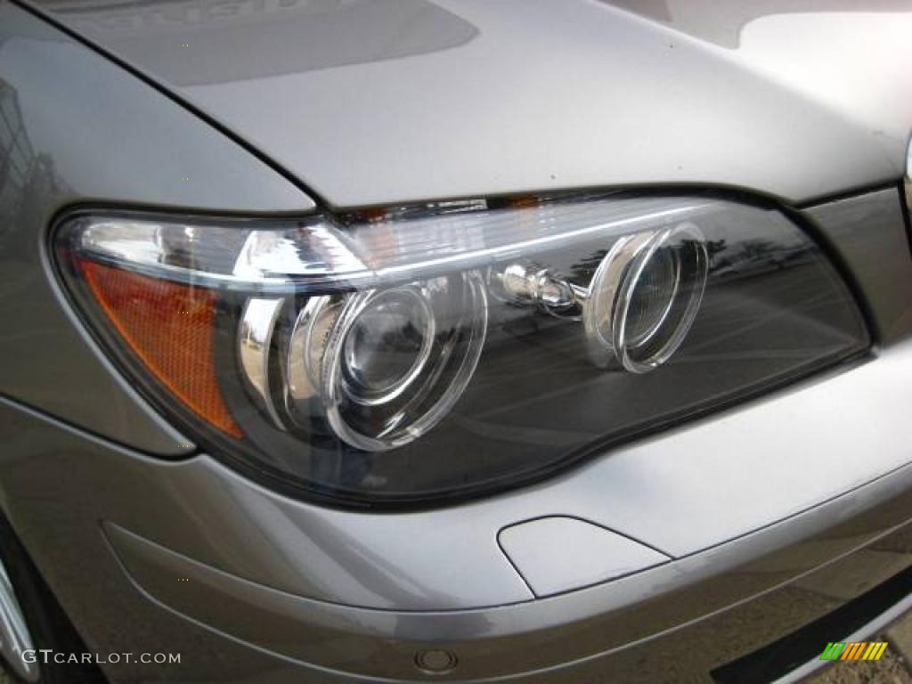 2007 7 Series 750Li Sedan - Sterling Grey Metallic / Black photo #11