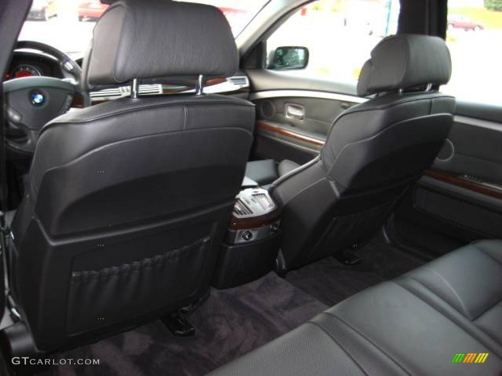 2007 7 Series 750Li Sedan - Sterling Grey Metallic / Black photo #15