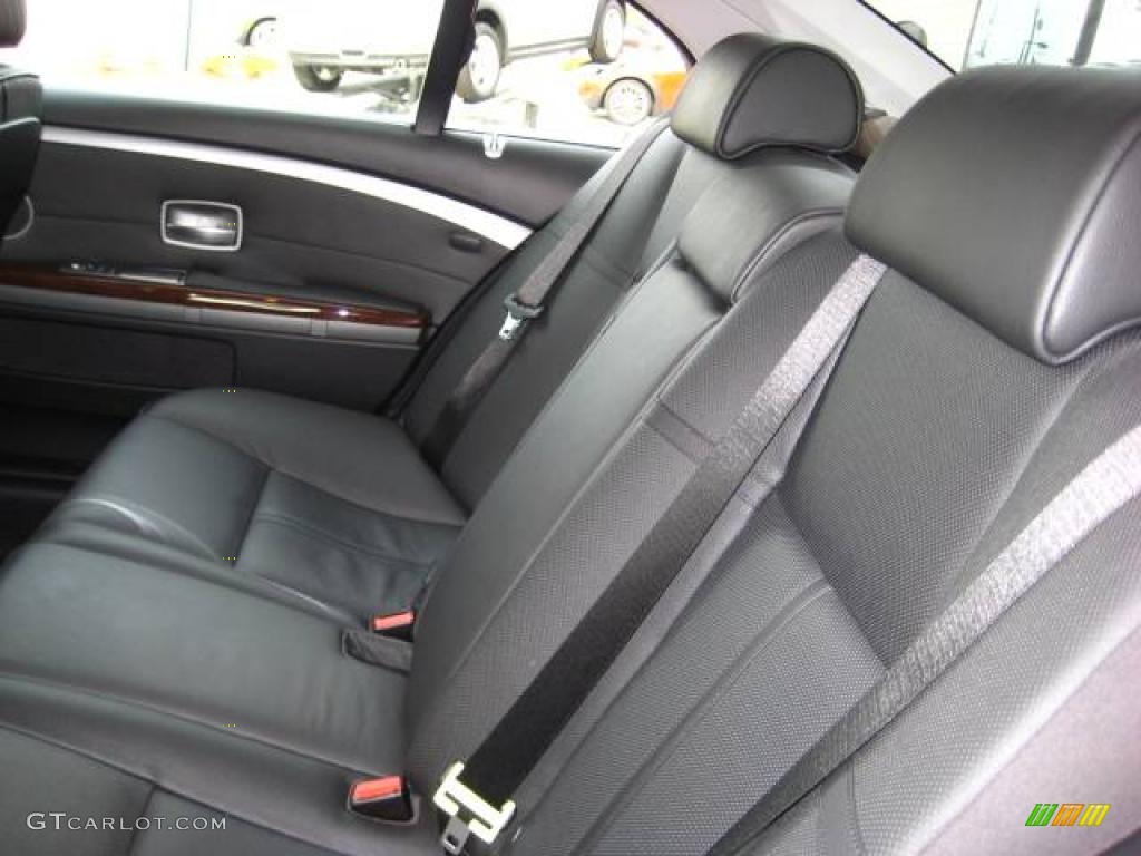 2007 7 Series 750Li Sedan - Sterling Grey Metallic / Black photo #16