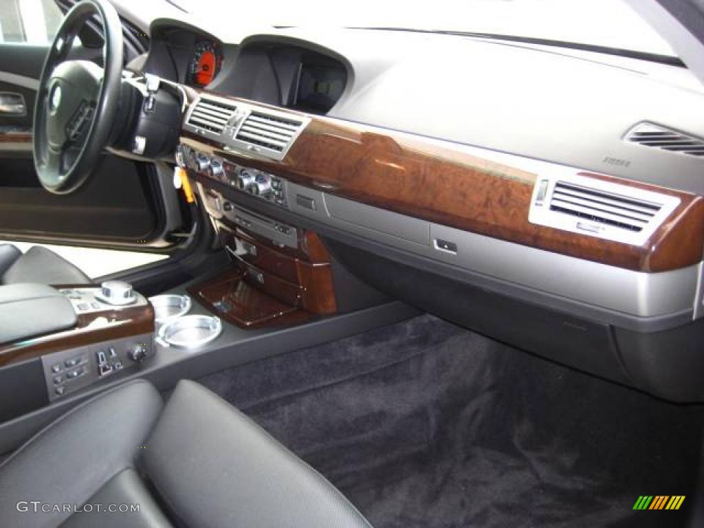 2007 7 Series 750Li Sedan - Sterling Grey Metallic / Black photo #18