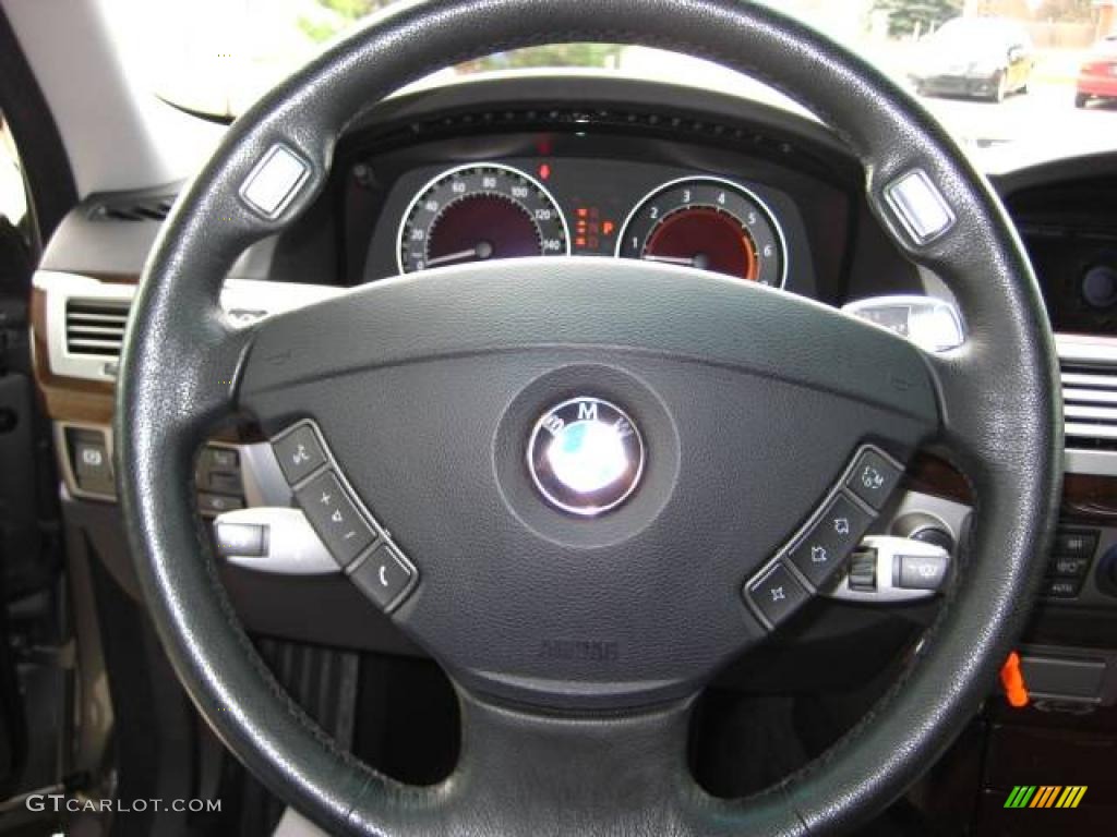 2007 7 Series 750Li Sedan - Sterling Grey Metallic / Black photo #24