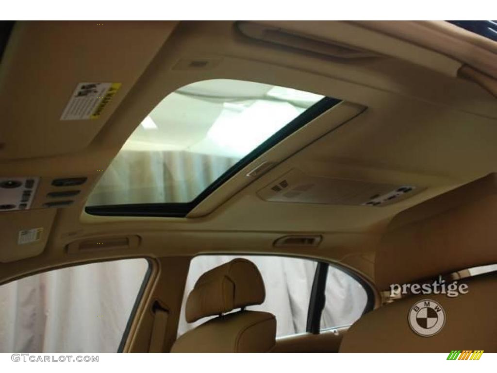 2008 7 Series 750Li Sedan - Toledo Blue Metallic / Natural Brown photo #6