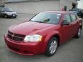 2010 Inferno Red Crystal Pearl Dodge Avenger SXT  photo #1