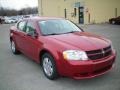 2010 Inferno Red Crystal Pearl Dodge Avenger SXT  photo #11