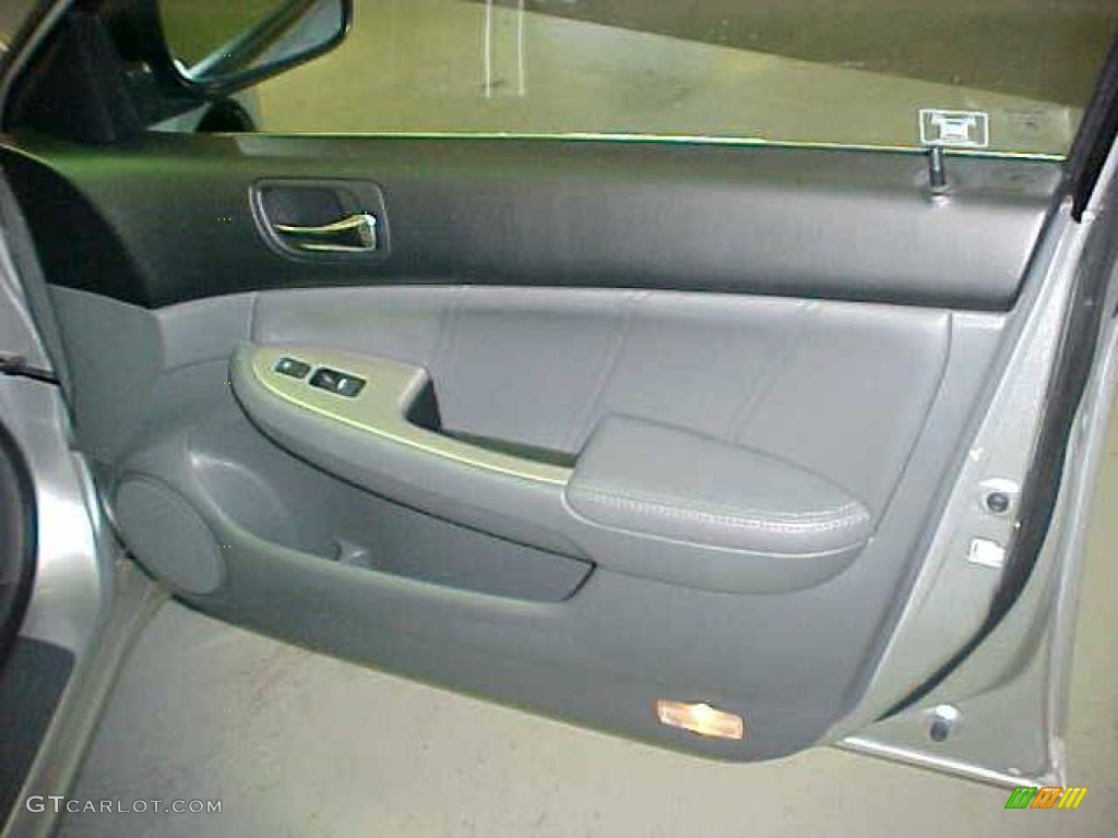 2006 Accord EX-L V6 Sedan - Alabaster Silver Metallic / Gray photo #5