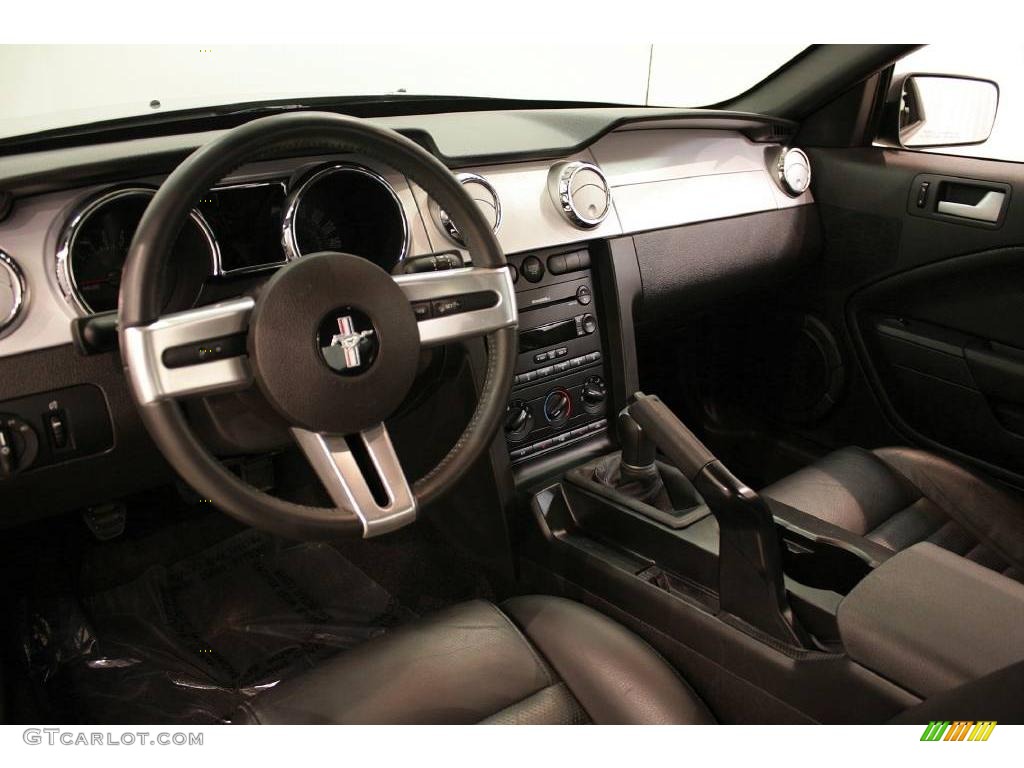 2007 Mustang GT Premium Coupe - Satin Silver Metallic / Dark Charcoal photo #11