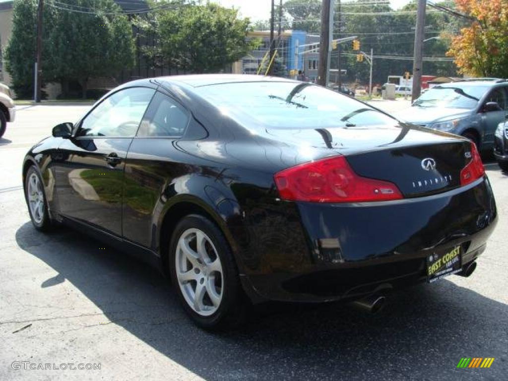 Black Obsidian 2007 Infiniti G 35 Coupe Exterior Photo #21429041