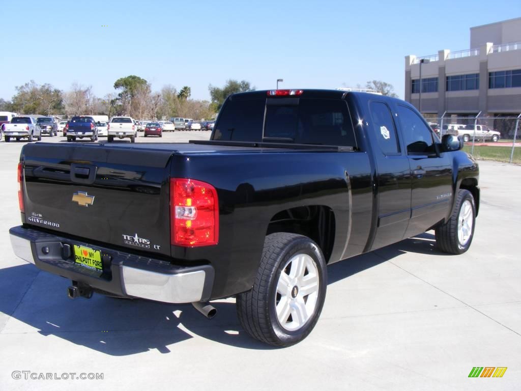 2007 Silverado 1500 LS Extended Cab Texas Edition - Black / Ebony Black photo #6