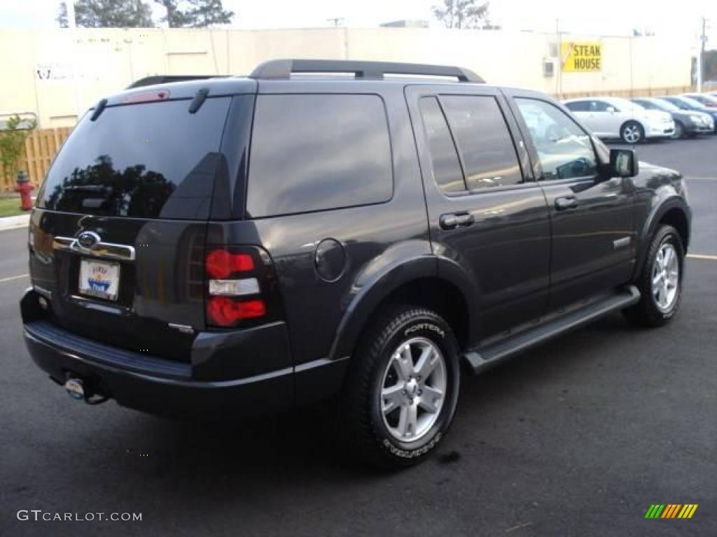 2007 Explorer XLT - Carbon Metallic / Camel photo #5