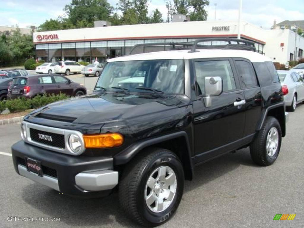 2007 FJ Cruiser 4WD - Black Diamond / Dark Charcoal photo #1