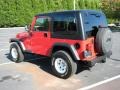2006 Flame Red Jeep Wrangler X 4x4  photo #2
