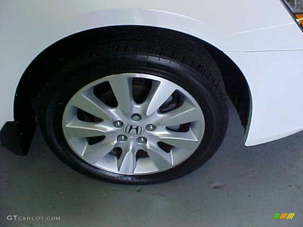 2007 Accord EX-L V6 Sedan - Taffeta White / Ivory photo #4