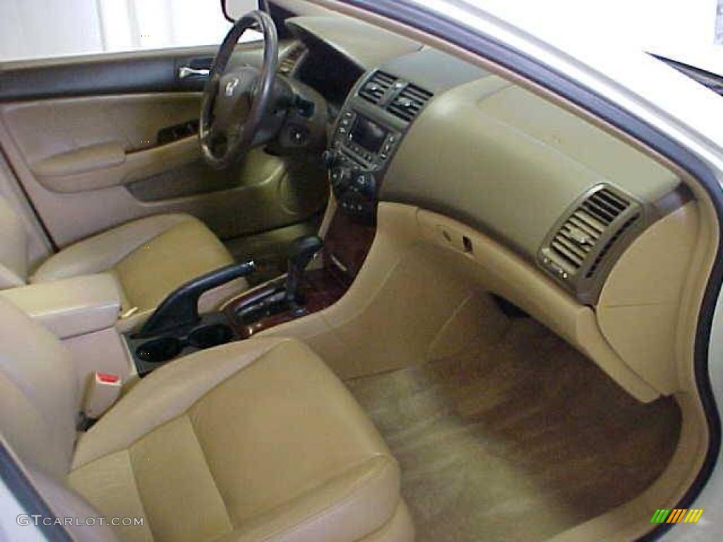 2007 Accord EX-L V6 Sedan - Taffeta White / Ivory photo #10