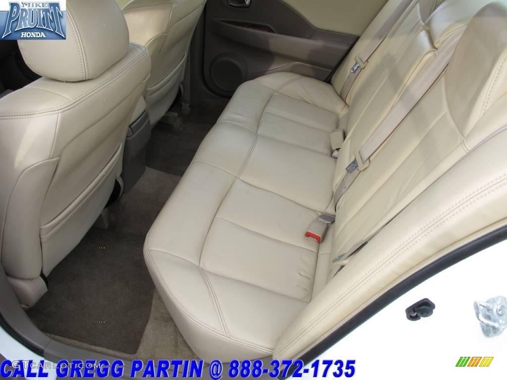 2003 Altima 2.5 SL - Satin White Pearl / Blond photo #12