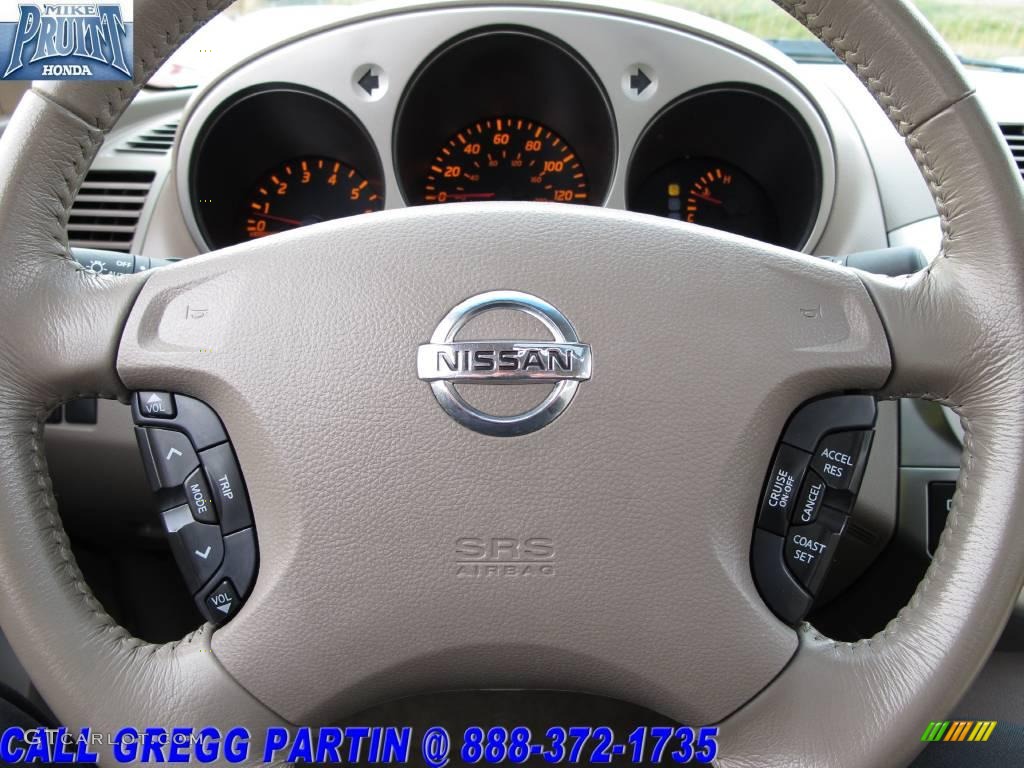 2003 Altima 2.5 SL - Satin White Pearl / Blond photo #19