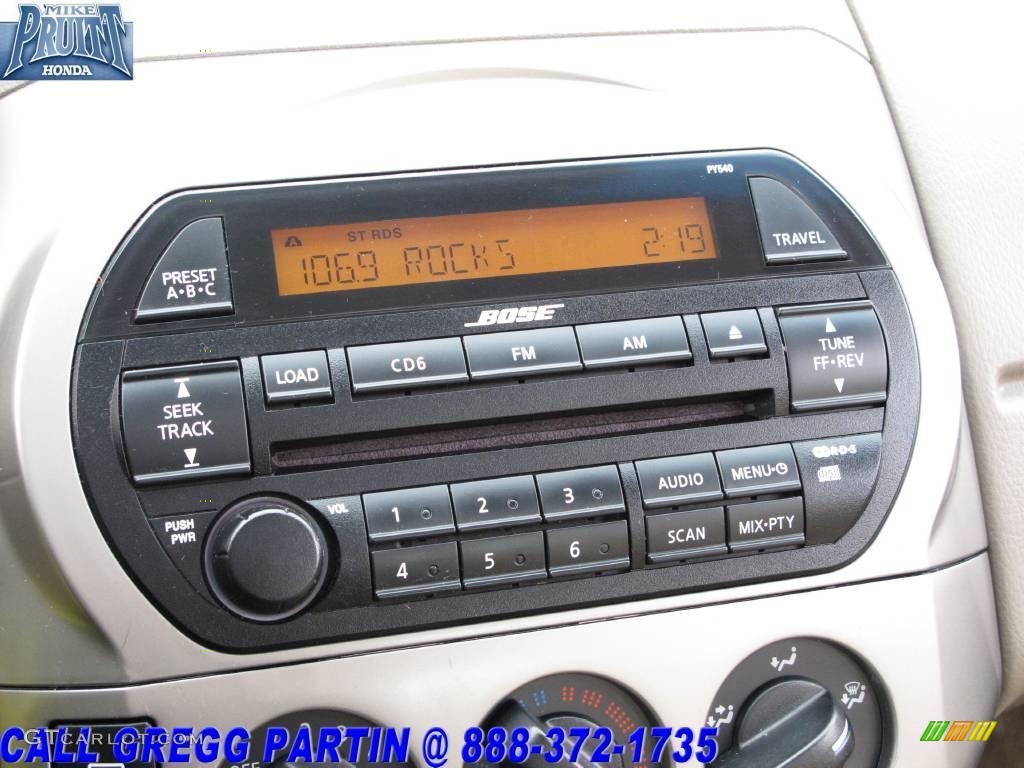 2003 Altima 2.5 SL - Satin White Pearl / Blond photo #21