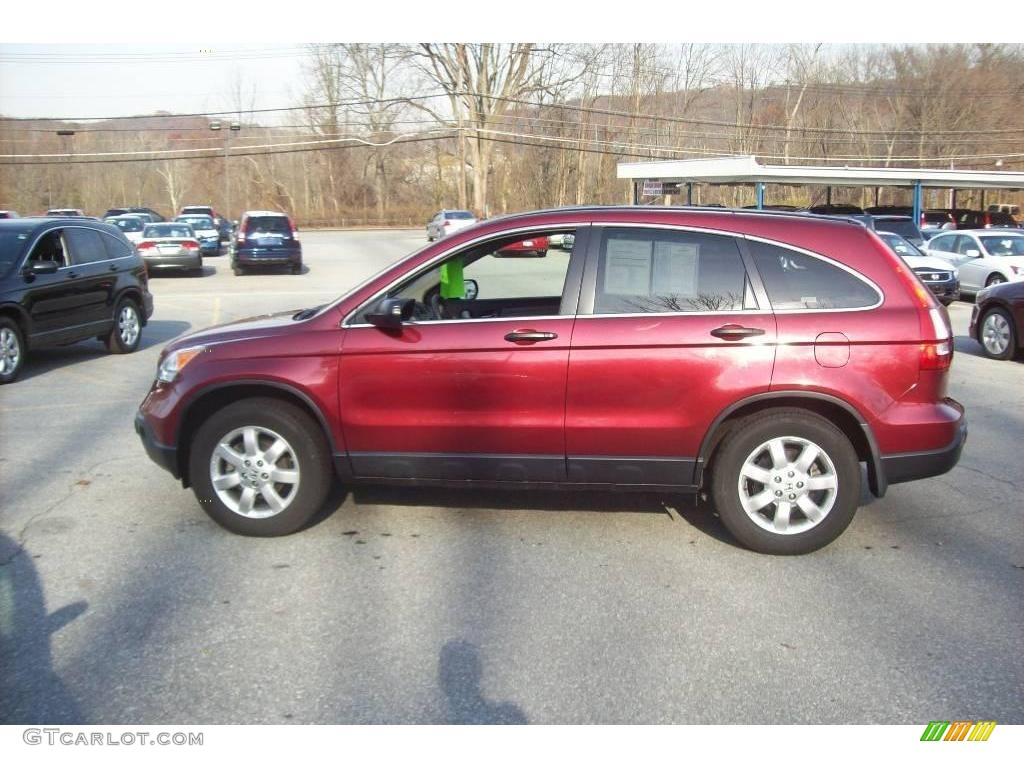 2007 CR-V EX 4WD - Tango Red Pearl / Ivory photo #19