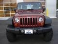 2008 Red Rock Crystal Pearl Jeep Wrangler Unlimited X 4x4  photo #8