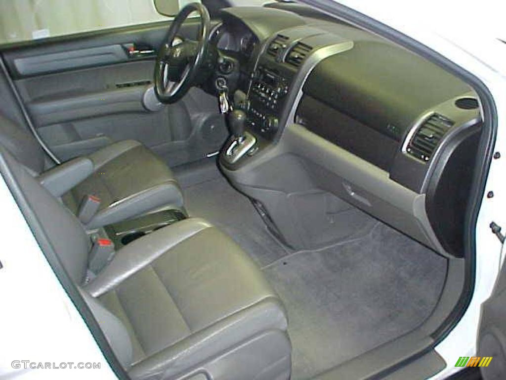 2007 CR-V EX-L 4WD - Taffeta White / Gray photo #6