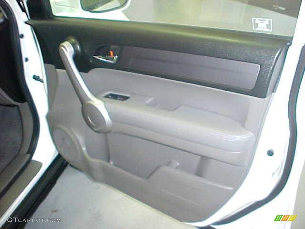 2007 CR-V EX-L 4WD - Taffeta White / Gray photo #7