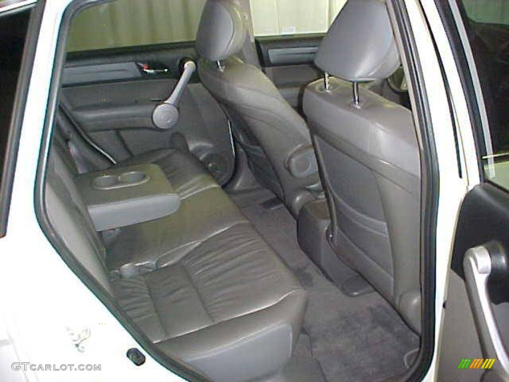 2007 CR-V EX-L 4WD - Taffeta White / Gray photo #8