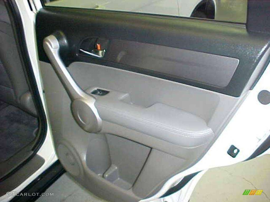 2007 CR-V EX-L 4WD - Taffeta White / Gray photo #9