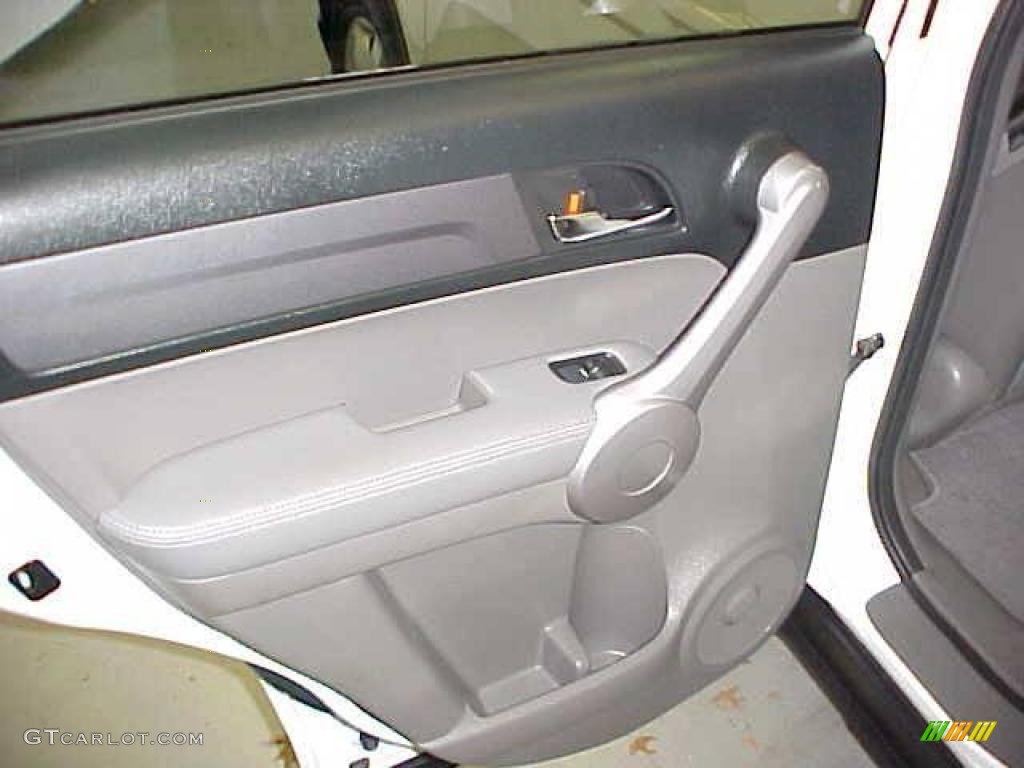 2007 CR-V EX-L 4WD - Taffeta White / Gray photo #14