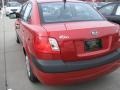 2009 Tropical Red Kia Rio LX Sedan  photo #4