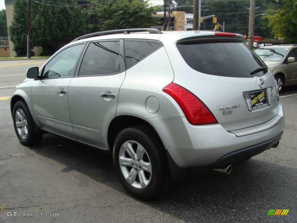 2007 Murano S AWD - Brilliant Silver Metallic / Charcoal photo #5