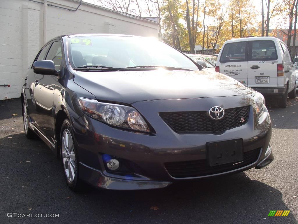 2009 Corolla S - Magnetic Gray Metallic / Dark Charcoal photo #1