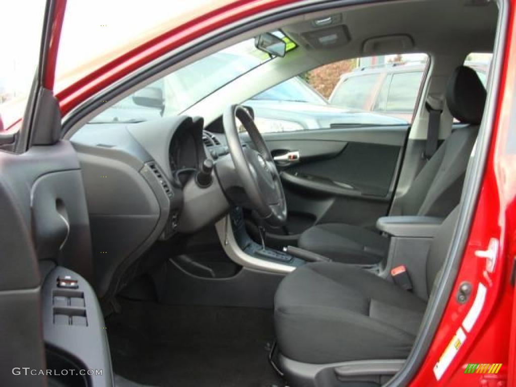 2009 Corolla S - Barcelona Red Metallic / Dark Charcoal photo #7