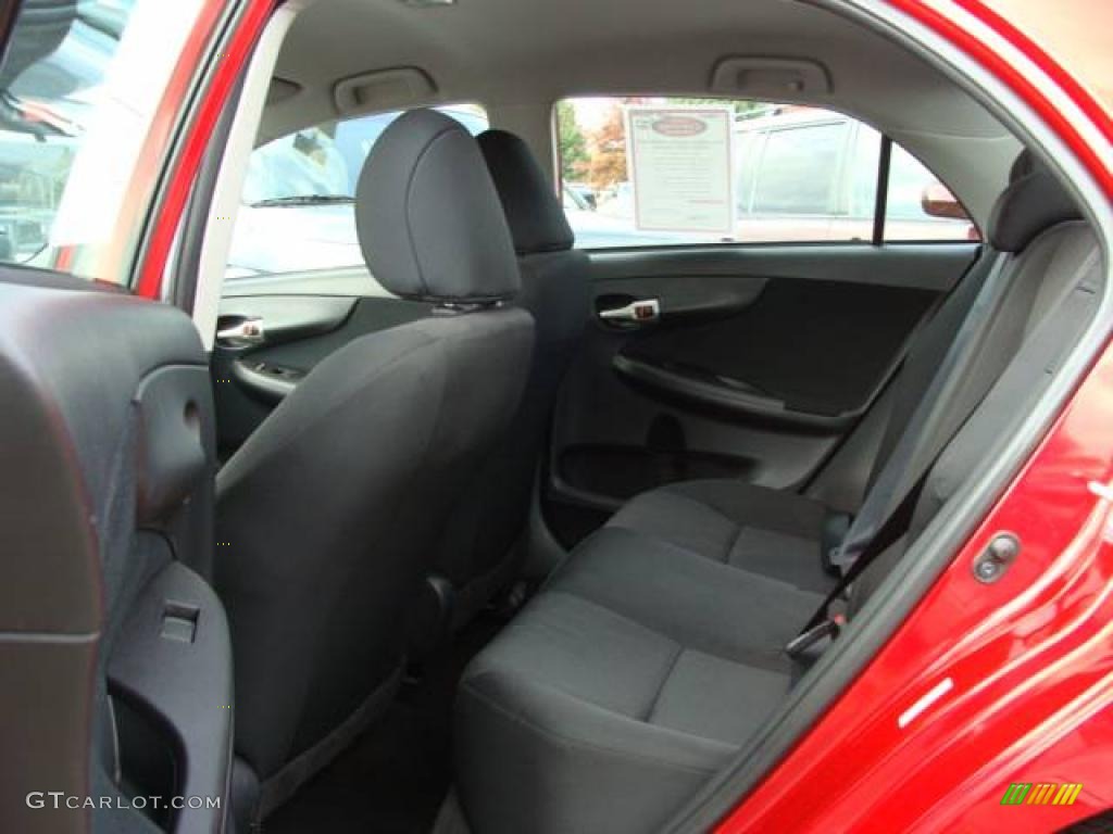 2009 Corolla S - Barcelona Red Metallic / Dark Charcoal photo #13