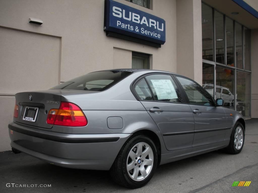 2004 3 Series 325xi Sedan - Silver Grey Metallic / Black photo #3