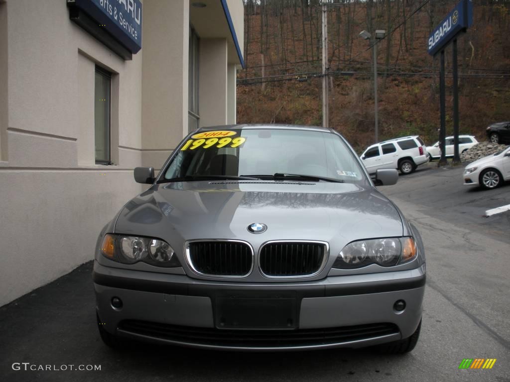2004 3 Series 325xi Sedan - Silver Grey Metallic / Black photo #7