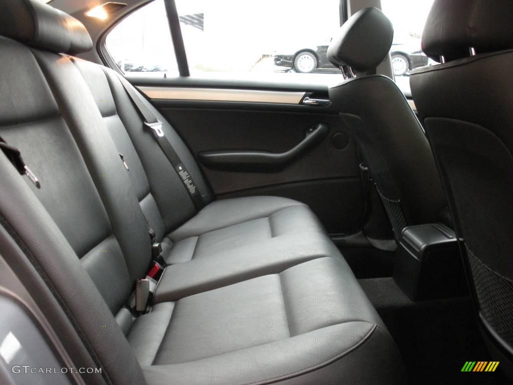 2004 3 Series 325xi Sedan - Silver Grey Metallic / Black photo #12