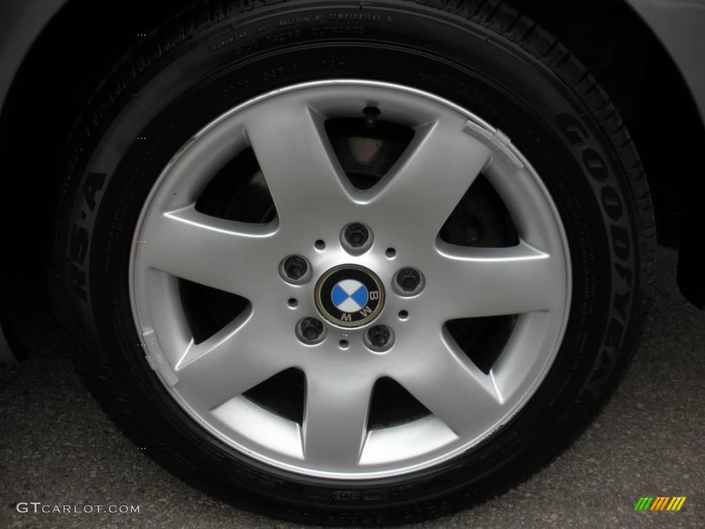 2004 3 Series 325xi Sedan - Silver Grey Metallic / Black photo #19