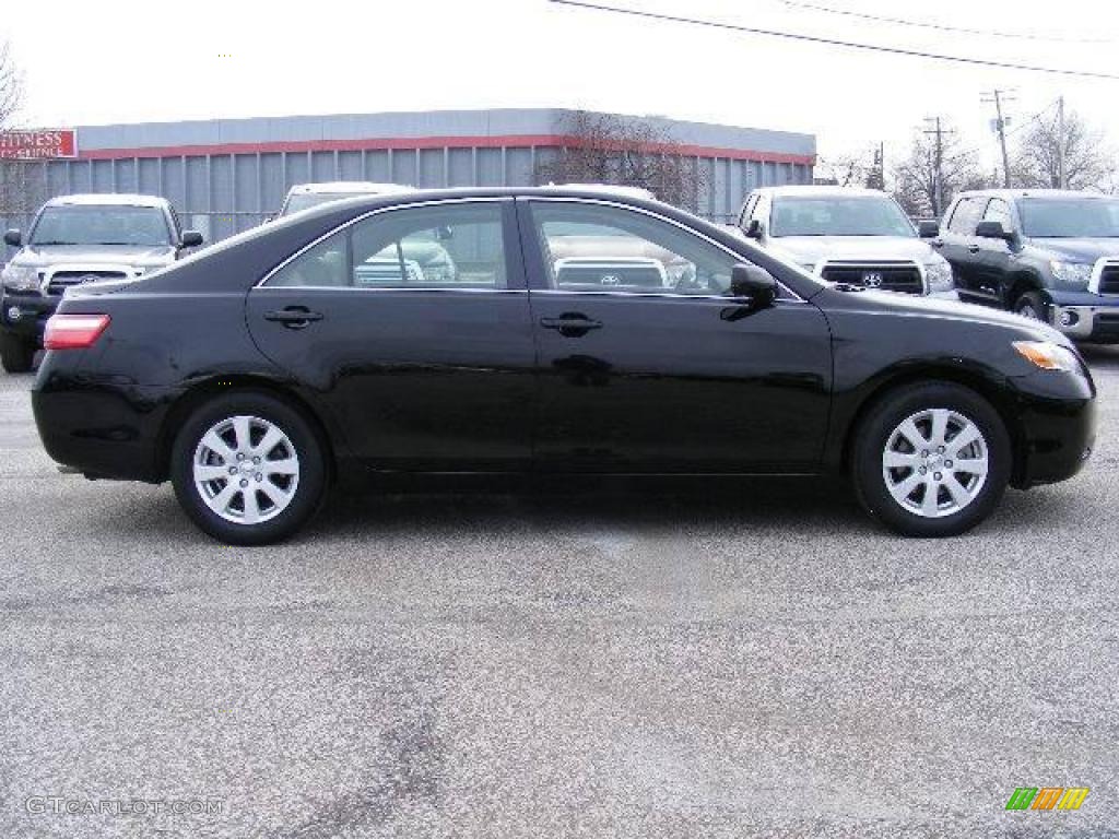 2007 Camry XLE V6 - Black / Ash photo #2