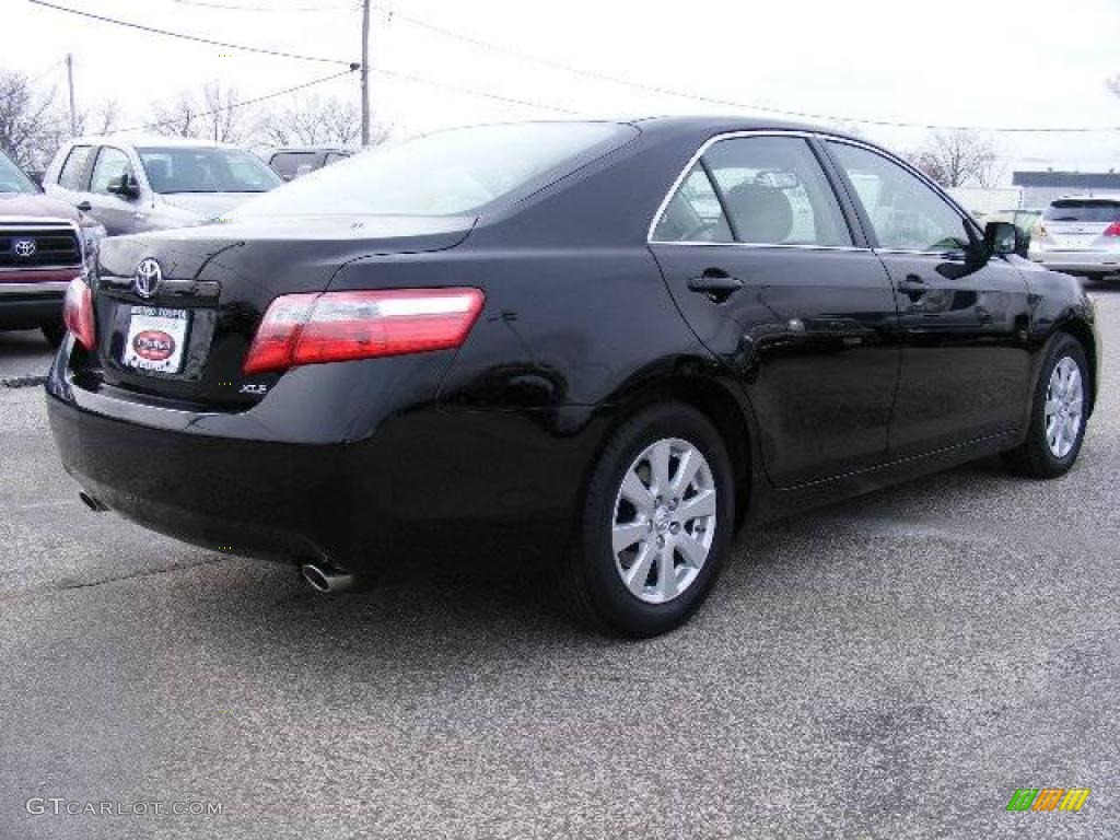 2007 Camry XLE V6 - Black / Ash photo #3