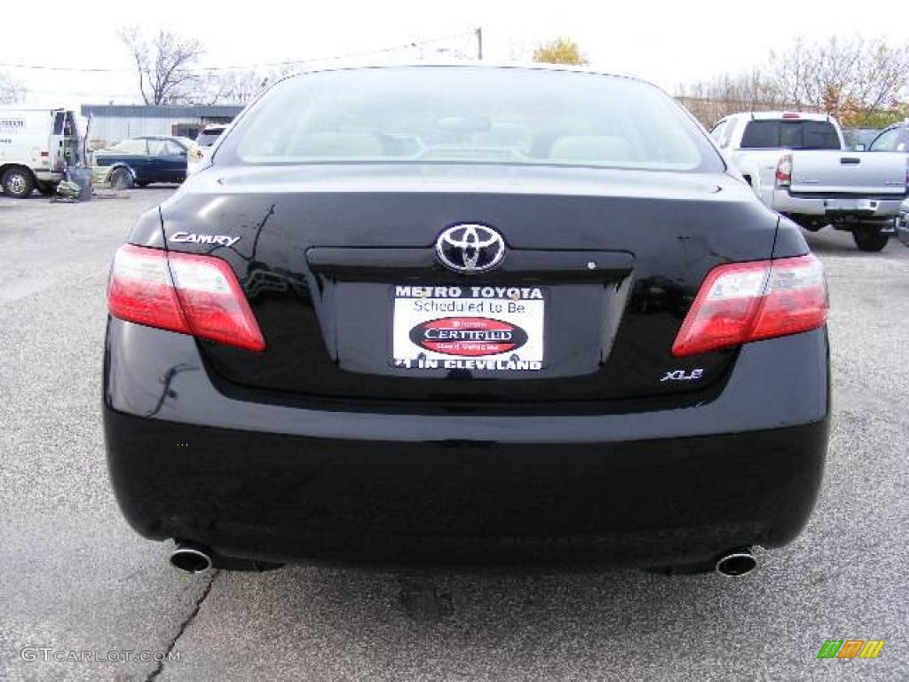2007 Camry XLE V6 - Black / Ash photo #4