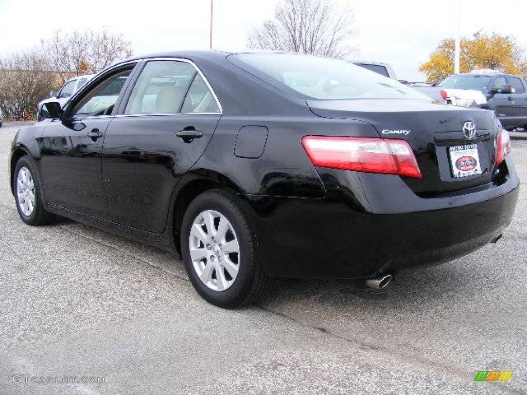 2007 Camry XLE V6 - Black / Ash photo #5