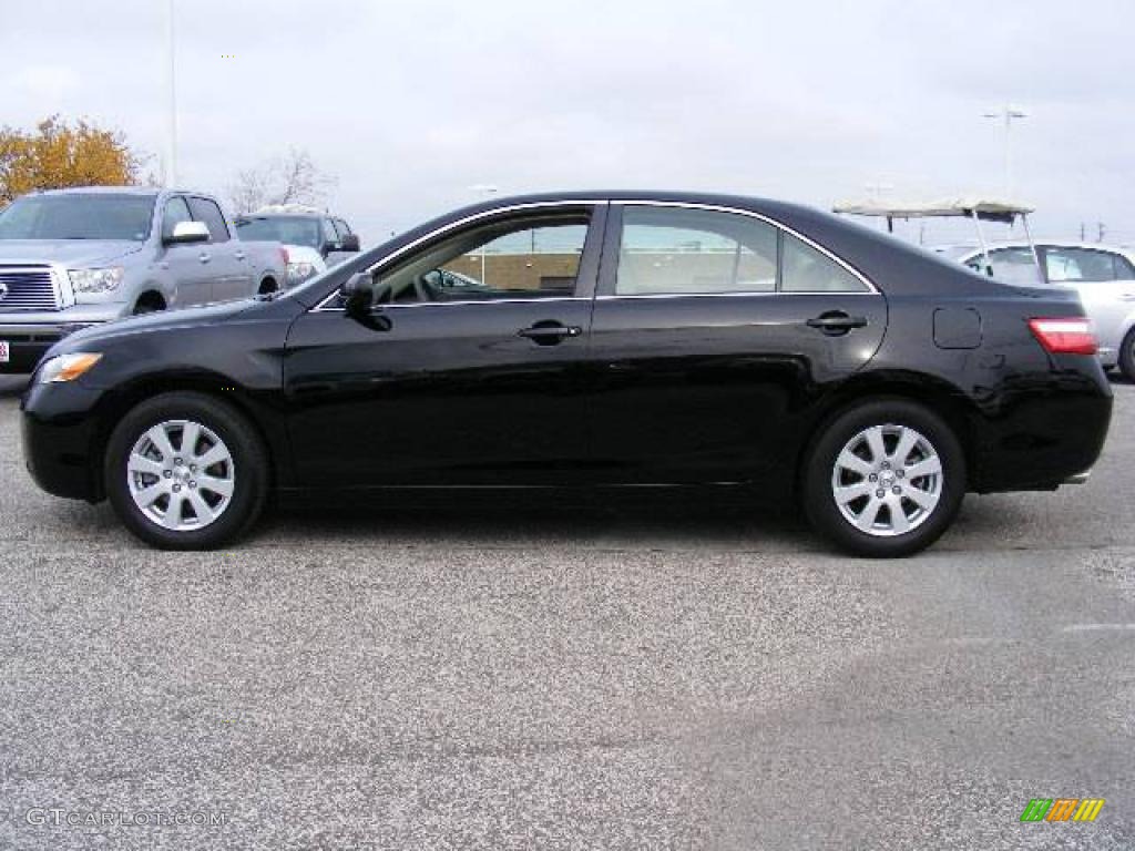 2007 Camry XLE V6 - Black / Ash photo #6